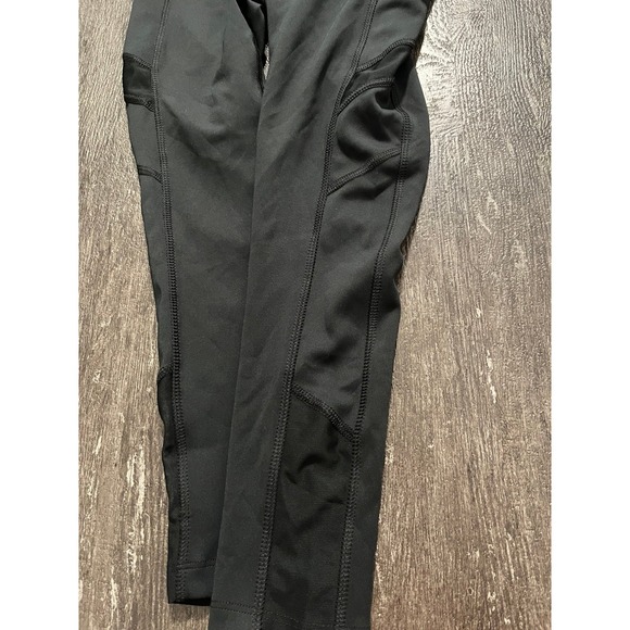 New Balance Leggings Black Moisture Wicking Pockets Size XS Cropped Mesh NWT - Picture 2 of 5